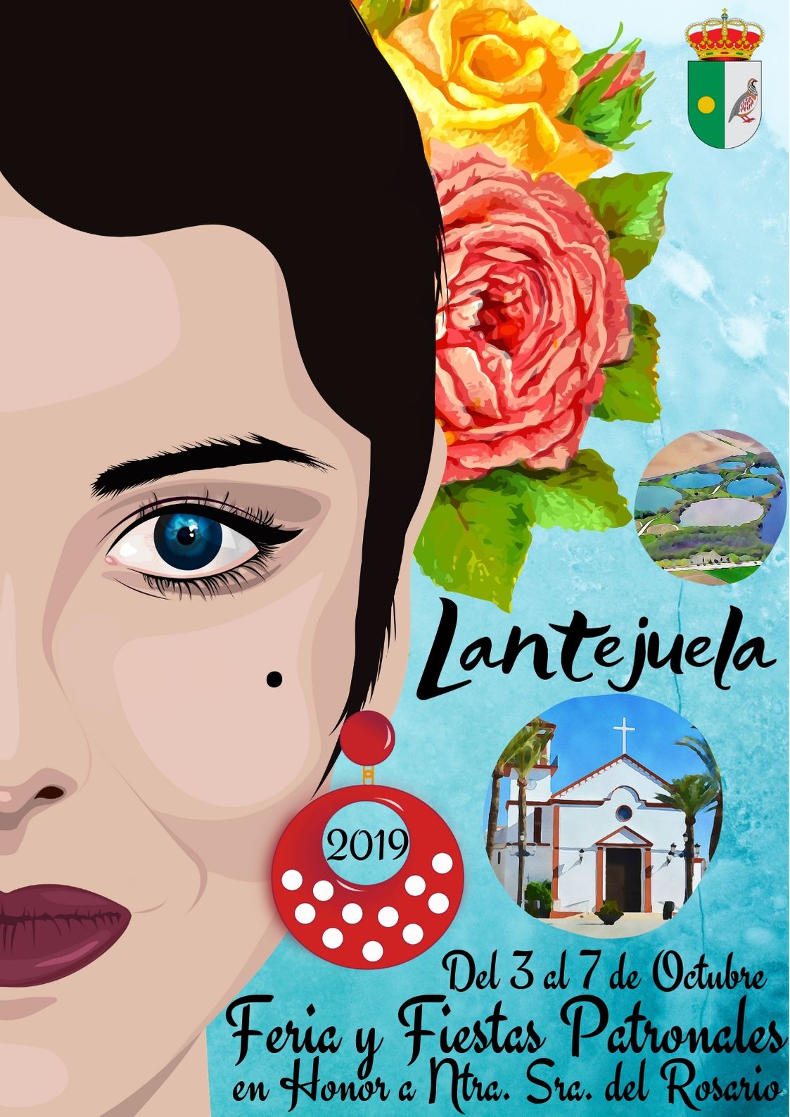 Feria y fiestas patronales en honor a Nuestra Señora del Rosario 2019 La Lantejuela